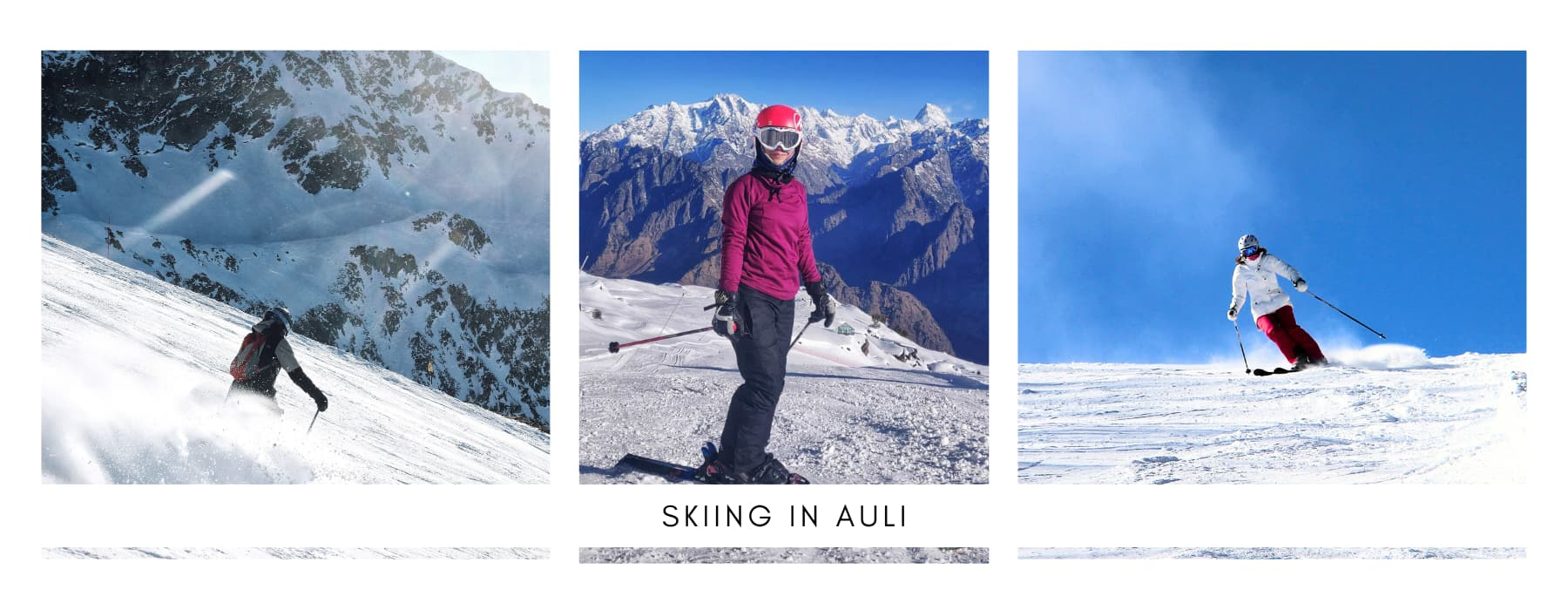 Skiing in auli